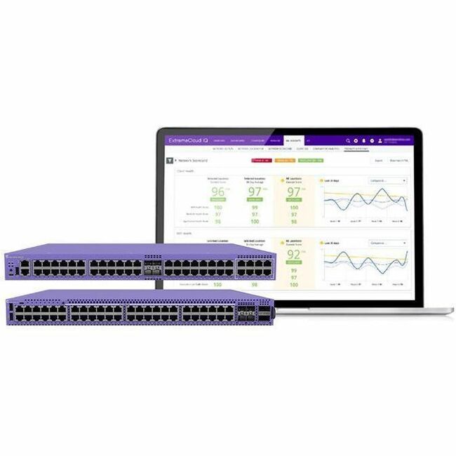 Extreme Networks 48-port Multi-Gig 90W PoE Switch 48MW-4Y 4120-48MW-4Y