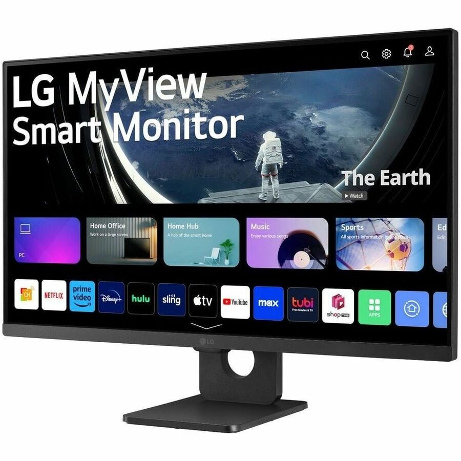 LG MyView 27SR50F-B 32" Class Full HD Smart LCD Monitor - 16:9 - White 27SR50F-B