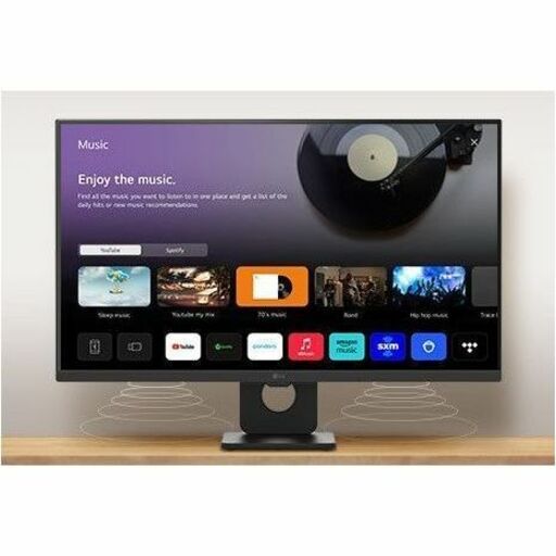 LG MyView 27SR50F-B 32" Class Full HD Smart LCD Monitor - 16:9 - White 27SR50F-B