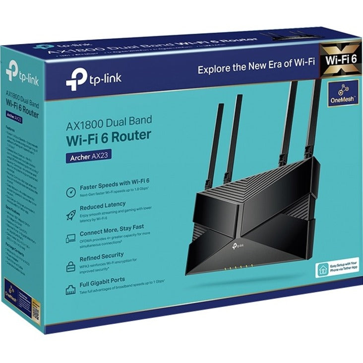 TP-Link Archer AX23 Wi-Fi 6 IEEE 802.11ax Ethernet Wireless Router ARCHER AX23