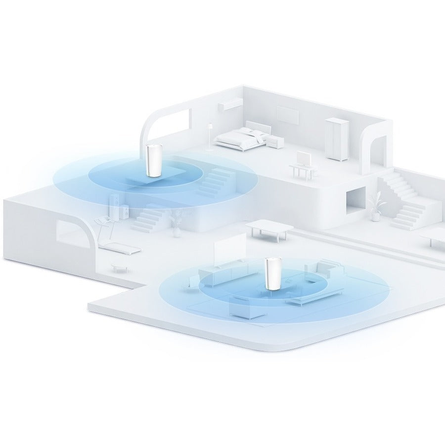 TP-Link Deco XE200 Wi-Fi 6E IEEE 802.11ax Ethernet Wireless Router DECO XE200(2-PACK)