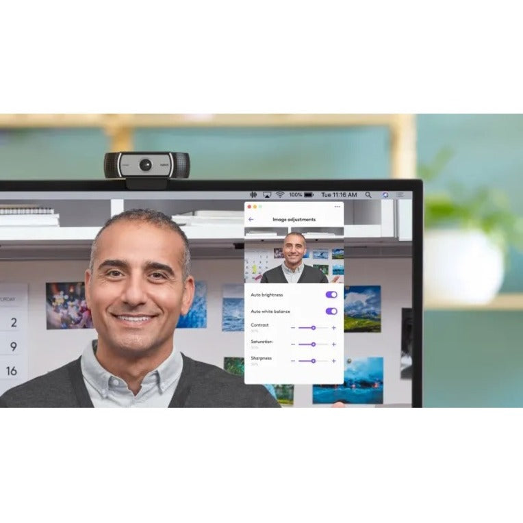 Logitech C930e Webcam - 30 fps - USB 2.0 - 1 Pack(s) 960-000971