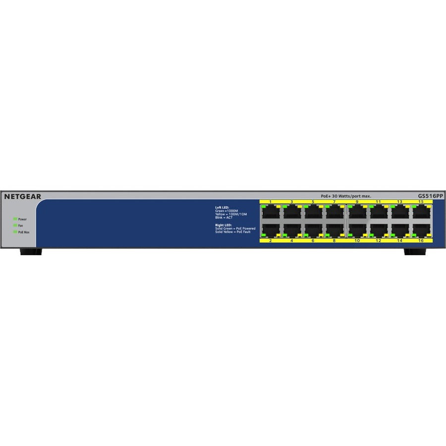 Netgear GS516PP Ethernet Switch GS516PP-100NAS