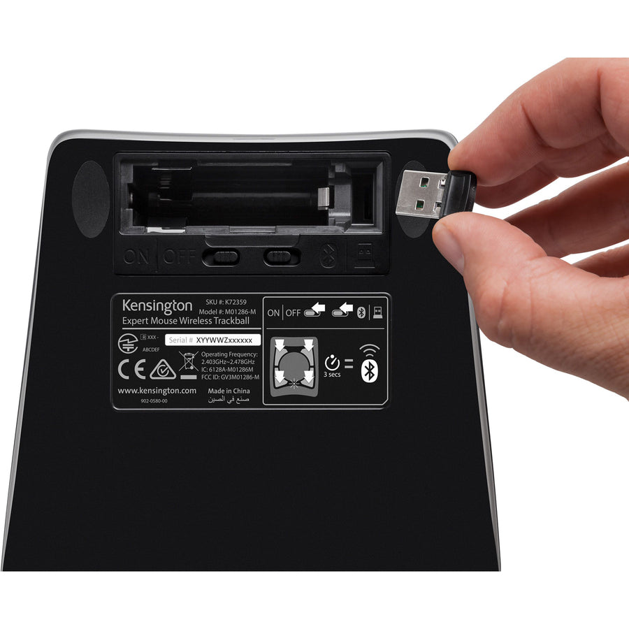 Boule de commande sans fil Kensington Expert Mouse® 72359