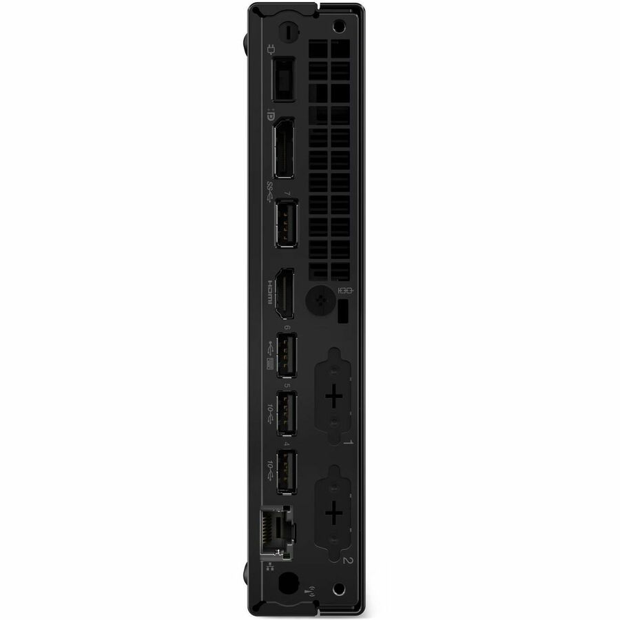 Lenovo ThinkCentre M70q Gen 5 12TD001RCA Desktop Computer - Intel Core i5 14th Gen i5-14400T - 16 GB - 512 GB SSD - Tiny - Black 12TD001RCA