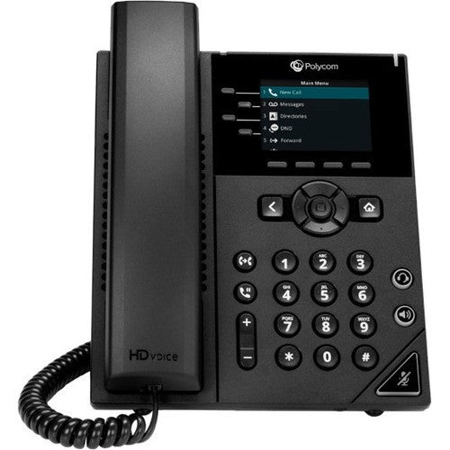 Téléphone IP Poly 250 - Filaire - Filaire - Bureau, Montage mural - Noir 2200-48820-025