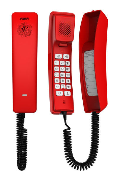 Fanvil H2U Compact IP Hotel Phone - Red