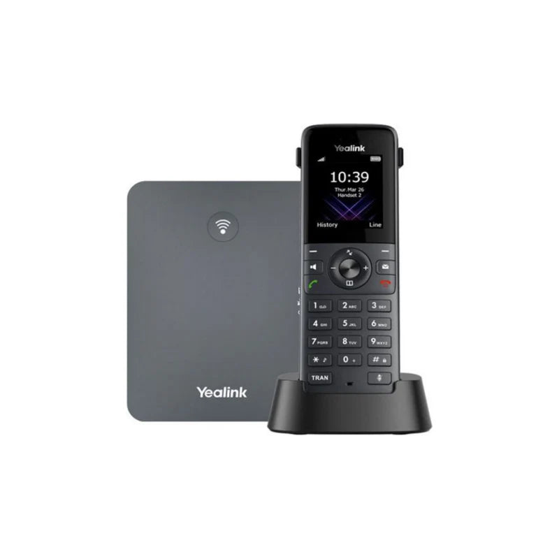 Yealink W73P IP Phone - Cordless - Corded - DECT - Wall Mountable, Desktop - Space Gray, Classic Gray W73P