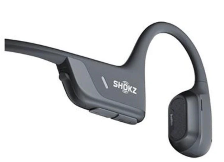 Shokz OpenComm2 Bluetooth Stereo Headset with Noise Cancelling Boom Mic Bone Conduction - Water Resistant IP55 - 16Hr Talk Time - Cosmic Black C120-AN-BK-CA-326